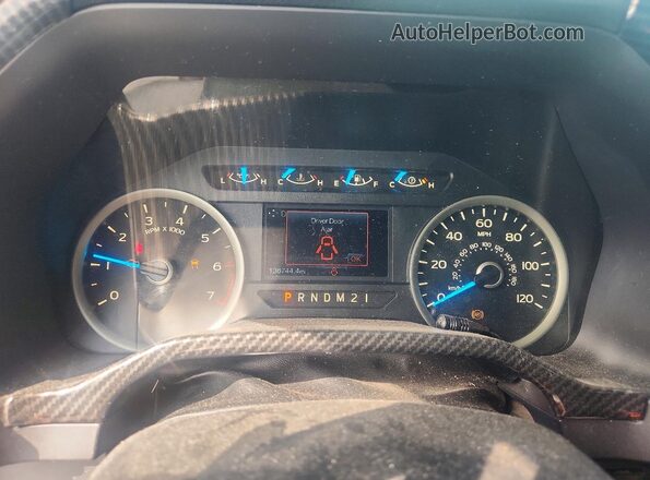 1FTEX1CP5GKE60415 2016 FORD F150 Black ხელსაწყოთა პანელის ხედი