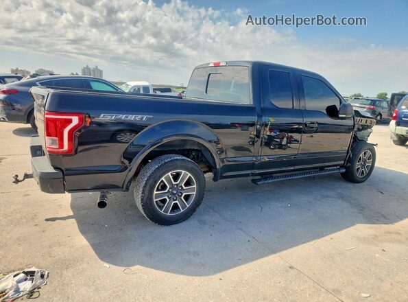 1FTEX1CP5GKE60415 2016 FORD F150 Black უკანა მარჯვენა