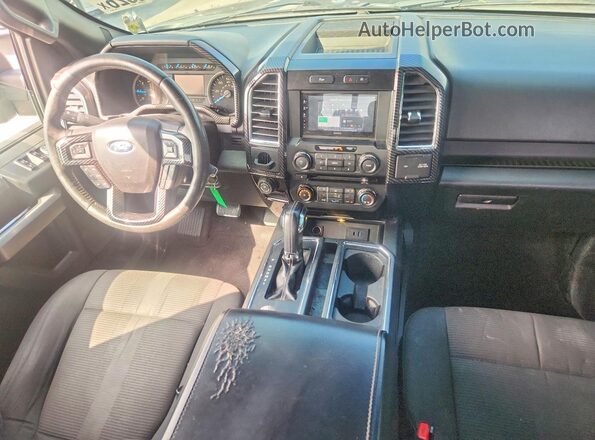 1FTEX1CP5GKE60415 2016 FORD F150 Black წინა პანელის ხედი