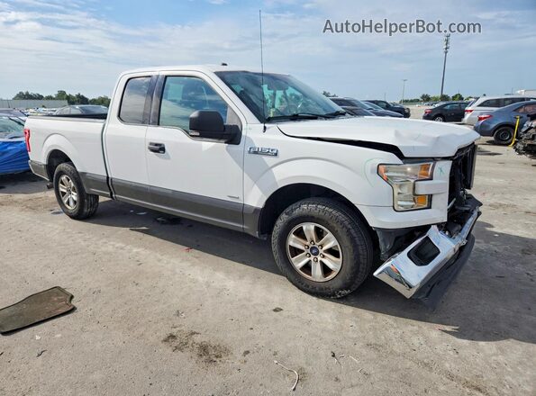 1FTEX1CP5HFA71395 2017 FORD F150 White Передня права чверть