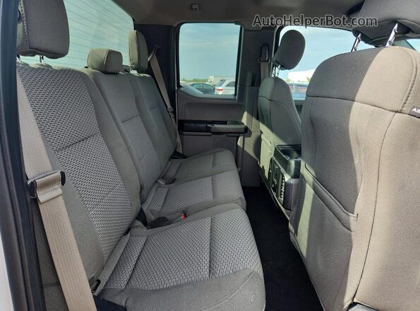 1FTEX1CP5HFA71395 2017 FORD F150 White Вид задніх сидінь