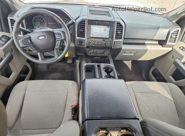 1FTEX1CP5HFA71395 2017 FORD F150 White Вид панелі приладів