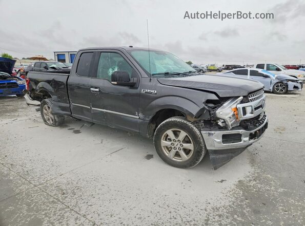 1FTEX1CP5JFA05905 2018 FORD F150 Gray Передня права чверть