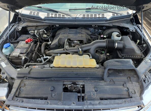 1FTEX1CP5JFA05905 2018 FORD F150 Gray Вид задньої частини салону