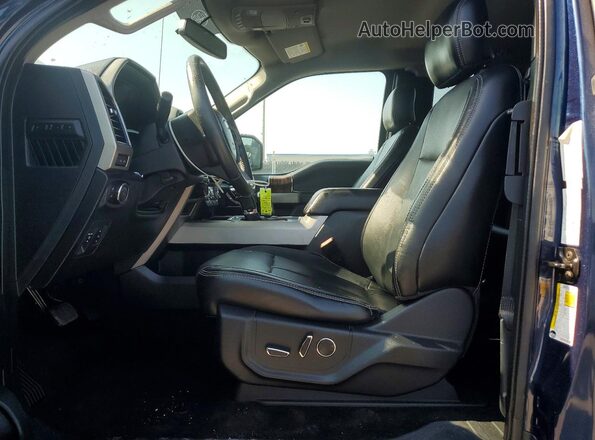 1FTEX1CP5JFC82649 2018 FORD F150 Синий Вид салона спереди