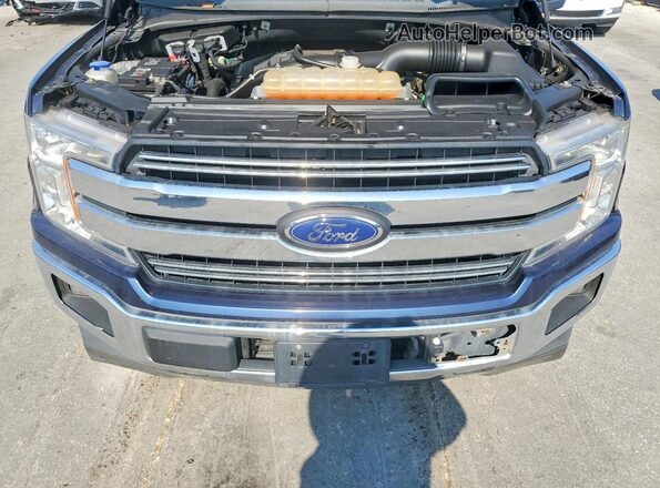 1FTEX1CP5JFC82649 2018 FORD F150 Синий Вид задней части салона