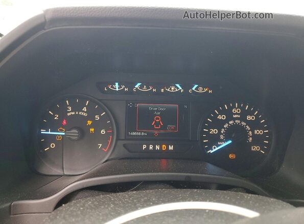 1FTEX1CP5JKE21511 2018 FORD F150 Two Tone Instrument cluster view