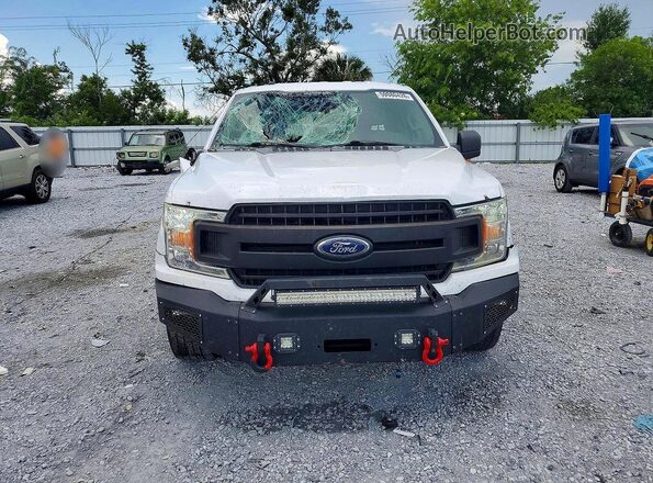 1FTEX1CP5JKE28331 2018 FORD F150 White Вид спереду