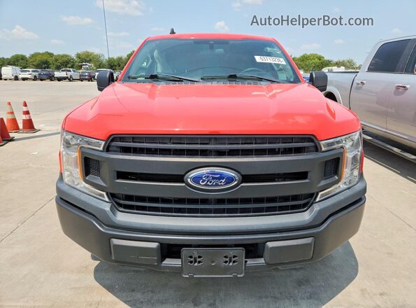 1FTEX1CP5LKF12345 2020 FORD F150 Red Вид спереду