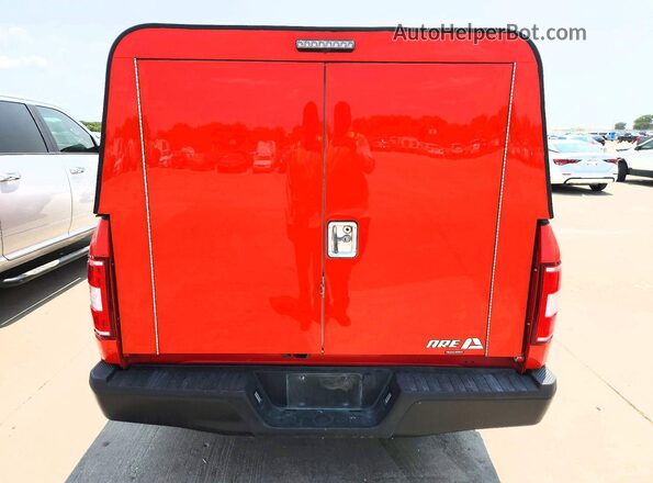 1FTEX1CP5LKF12345 2020 FORD F150 Red Вид ззаду