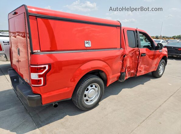 1FTEX1CP5LKF12345 2020 FORD F150 Red Задня права чверть