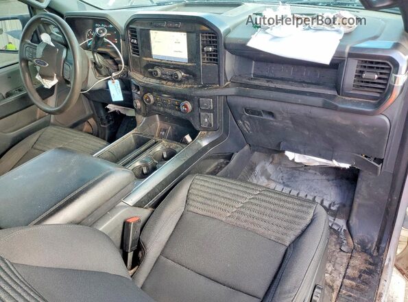1FTEX1CP5PKE37300 2023 FORD F150 White წინა პანელის ხედი