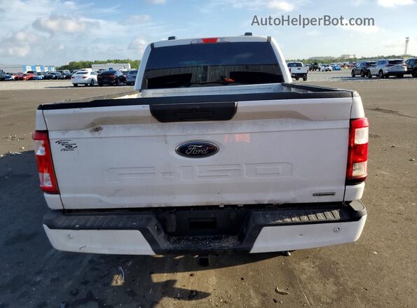 1FTEX1CP5PKE37300 2023 FORD F150 White უკანა ხედი
