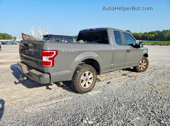 1FTEX1CP6JFB20089 2018 FORD F150 Gray Rear right