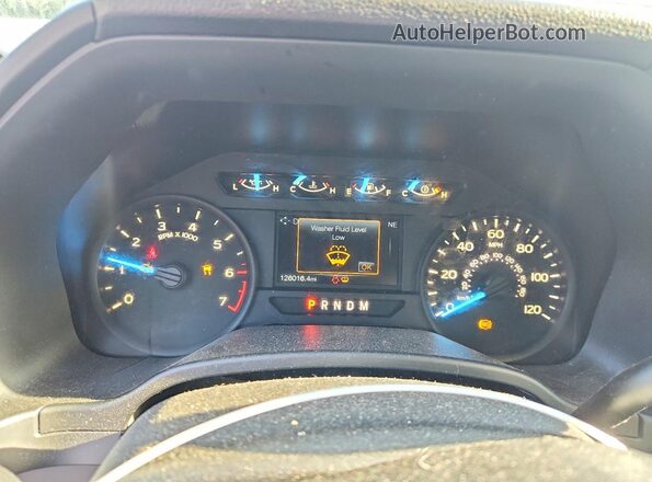 1FTEX1CP6JFB20089 2018 FORD F150 Gray Instrument cluster view