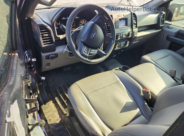 1FTEX1CP6JFB20089 2018 FORD F150 Gray Dashboard view