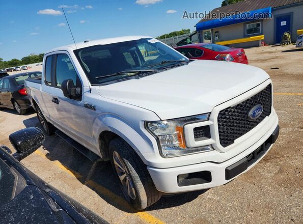 1FTEX1CP6JKD80483 2018 FORD F150 White წინა მარჯვენა