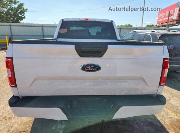 1FTEX1CP6JKD80483 2018 FORD F150 White უკანა ხედი