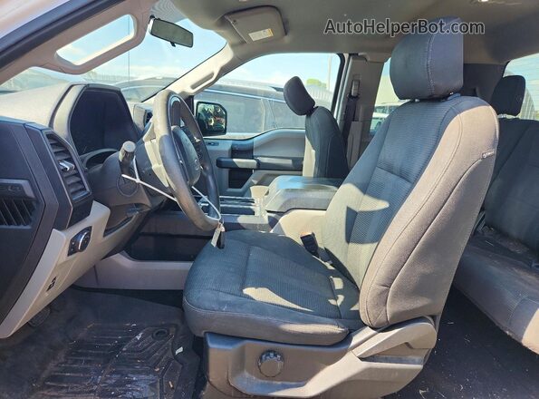 1FTEX1CP6JKD80483 2018 FORD F150 White წინა სალონის ხედი