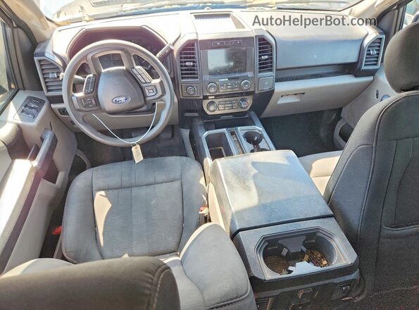 1FTEX1CP6JKD80483 2018 FORD F150 White წინა პანელის ხედი