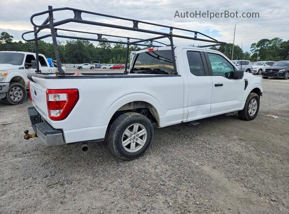 1FTEX1CP6MKE76800 2021 FORD F150 White უკანა მარჯვენა