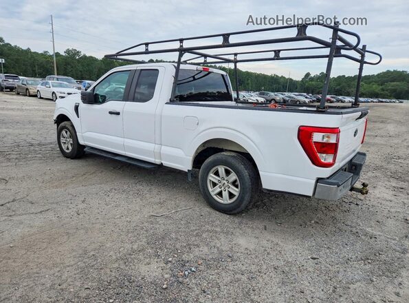 1FTEX1CP6MKE76800 2021 FORD F150 White უკანა მარცხენა