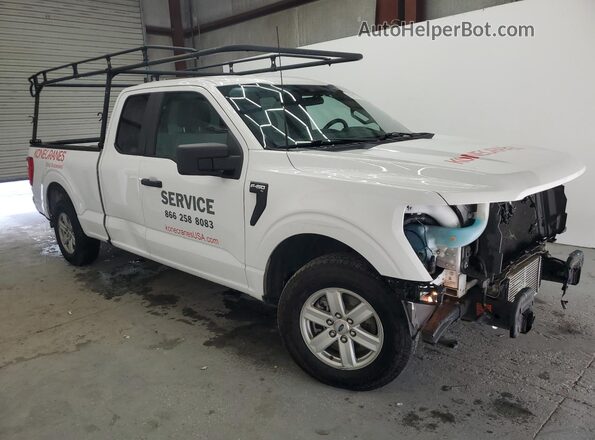 1FTEX1CP6MKE76800 2021 FORD F150 White 