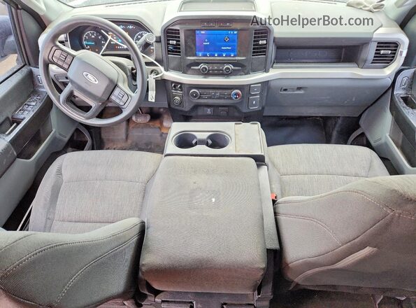 1FTEX1CP6NKE47444 2022 FORD F150 Белый Вид панели приборов