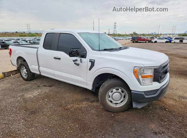 1FTEX1CP6NKE47444 2022 FORD F150 Белый Передняя правая четверть