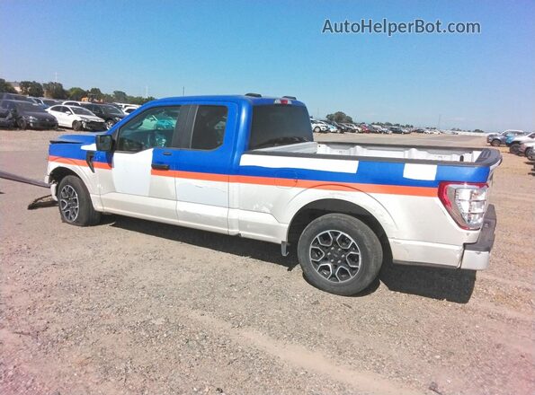 1FTEX1CP6PKD00401 2023 FORD F150 White Trasero izquierdo