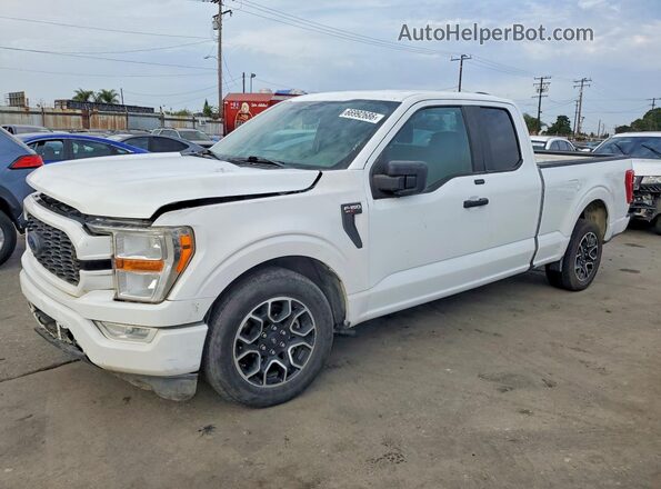 1FTEX1CP6PKD00401 2023 FORD F150 White Հետևի ձախ