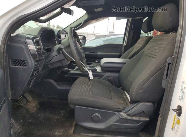 1FTEX1CP6PKD00401 2023 FORD F150 White Առջևի վահանակի տեսք