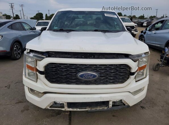 1FTEX1CP6PKD00401 2023 FORD F150 White Հետևի տեսք