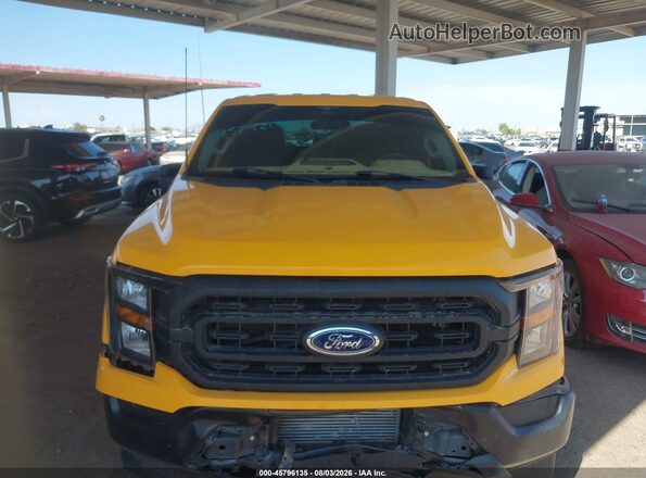 1FTEX1CP6PKE68300 2023 FORD F150 Желтый Вид спереди