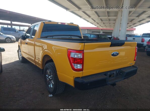 1FTEX1CP6PKE68300 2023 FORD F150 Желтый Задняя левая четверть