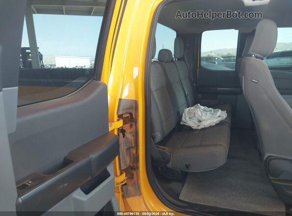 1FTEX1CP6PKE68300 2023 FORD F150 Желтый Вид наклейки с VIN-кодом