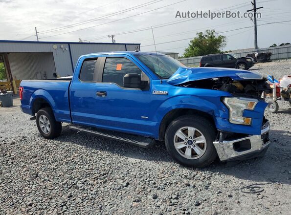 1FTEX1CP7GFA97365 2016 FORD F150 Blue Передня права чверть