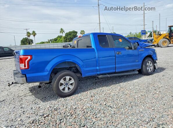 1FTEX1CP7GFA97365 2016 FORD F150 Blue Задня права чверть
