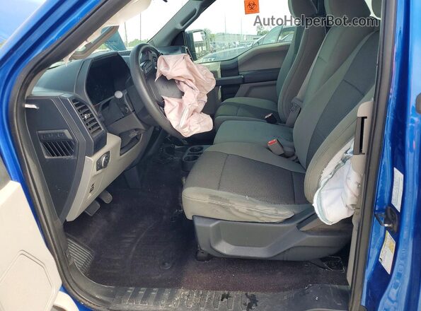 1FTEX1CP7GFA97365 2016 FORD F150 Blue Вид салону спереду