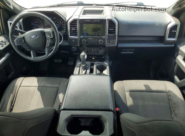 1FTEX1CP7GFC89739 2016 FORD F150 Белый Вид панели приборов