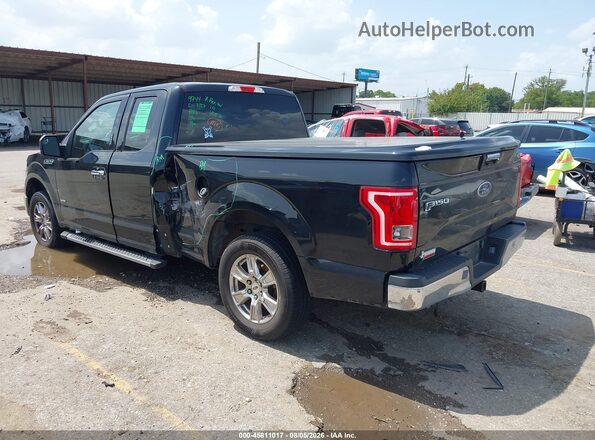 1FTEX1CP7GKF63772 2016 FORD F150 Черный Задняя левая четверть