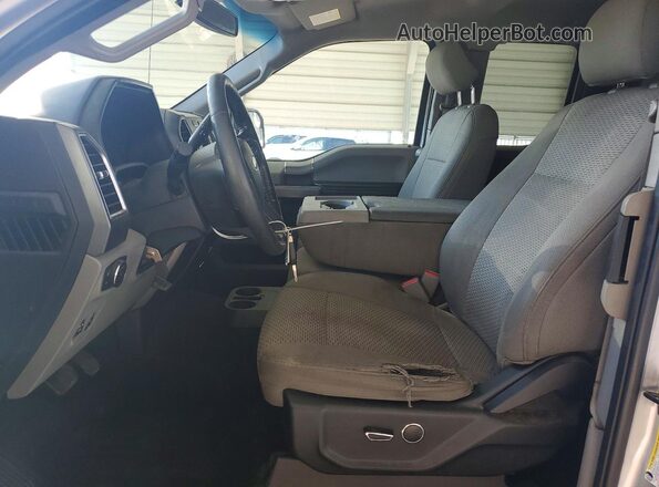 1FTEX1CP8GFC46155 2016 FORD F150 Серебряный Вид салона спереди