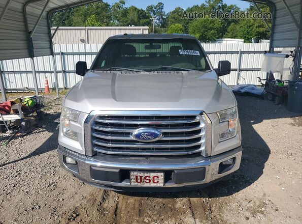 1FTEX1CP8GFC46155 2016 FORD F150 Серебряный Вид спереди