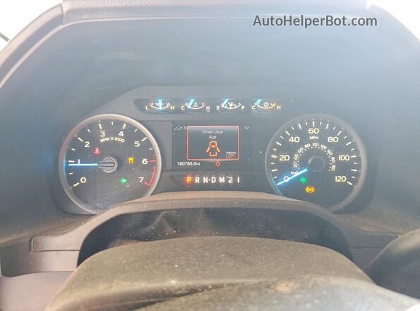 1FTEX1CP8GFC46155 2016 FORD F150 Серебряный Вид щитка приборов
