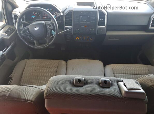 1FTEX1CP8GFC46155 2016 FORD F150 Серебряный Вид панели приборов