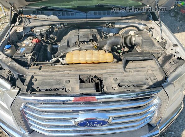 1FTEX1CP8GFC46155 2016 FORD F150 Серебряный Вид задней части салона