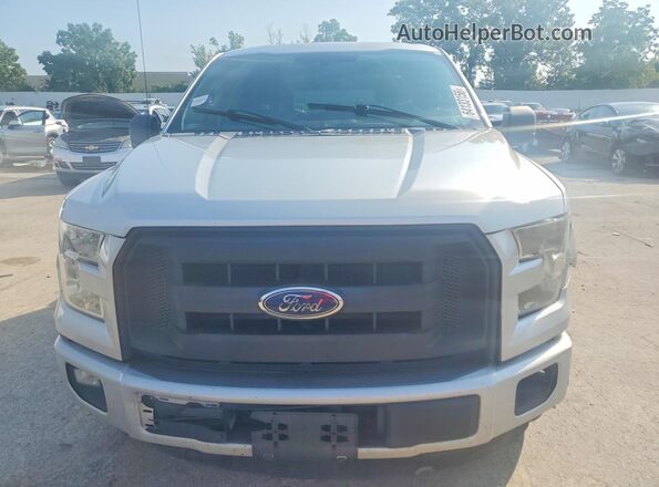 1FTEX1CP8GKD16096 2016 FORD F150 Gray წინა ხედი