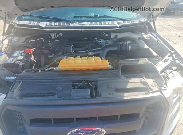 1FTEX1CP8GKD16096 2016 FORD F150 Gray უკანა სალონის ხედი