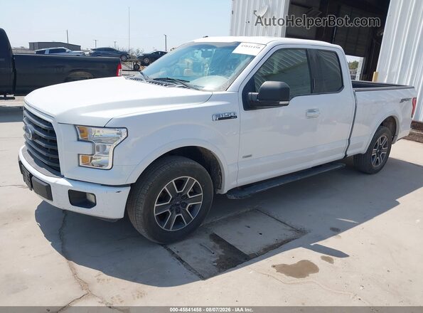 1FTEX1CP9GKE65097 2016 FORD F150 White Առջևի ձախ երեք քառորդ տեսարան