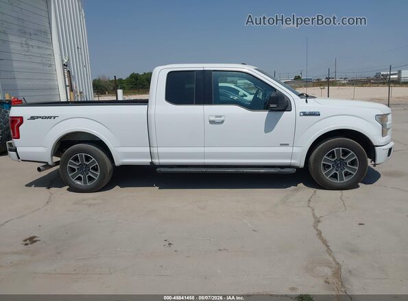 1FTEX1CP9GKE65097 2016 FORD F150 White Սալոնի հետևի տեսք